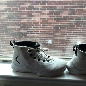 White and black air Jordan’s